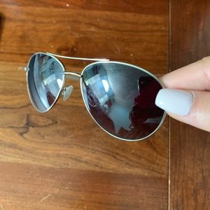 Black aviator sunglasses